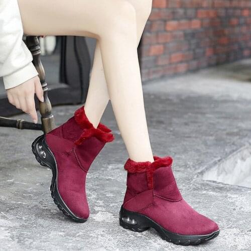 Women Boots Non-slip Waterproof Winter Ankle Snow Boots Women Platform Winter Shoes with Thick Fur Botas Mujer thigh high boots