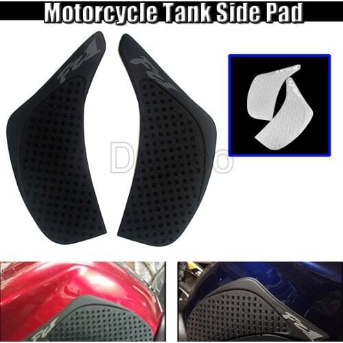 Motorcycle 1 Pair Protector Anti Slip Tank Pad Sticker Gas Knee Grip Traction Side Decal Cover For Yamaha FZ1N 2006-2015
