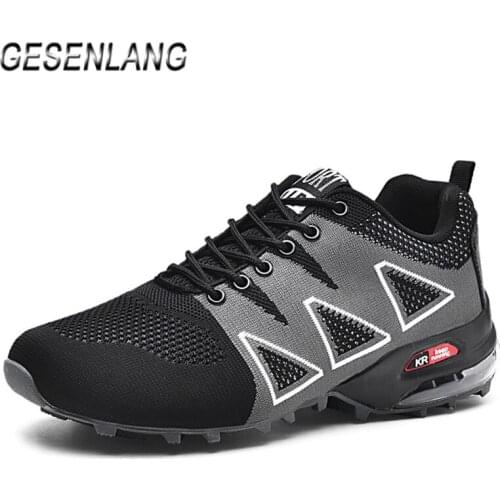 2020 Mens Trail Running Shoes Outdoor Trekking Male Big Size Comfortable Breathable Nonslip Shockproof Air Cushion Sneakers NEW