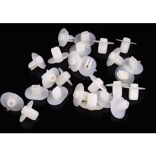 25Pcs Car Nylon Bumper Grommet Nut Clip Retainer Fit for Honda Civic Accord CR-V Acura 71144SR3A00 Accessories