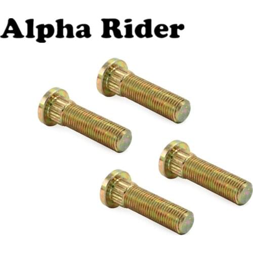 4PCS ATV Parts Rear Wheel Stud For Polaris RZR 100 500 700 800 900 Ranger (3/8" x 1.50") Replace Number 7518378