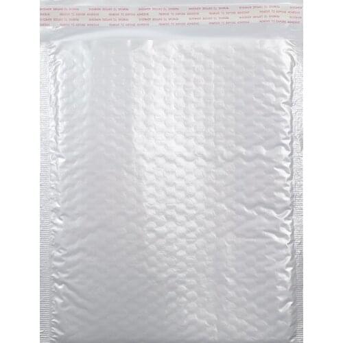 50pcs White Foam Envelope Bag Mailers Padded Shipping Envelope With Bubble Mailing Bag gift wrap packaging bags Storage Bag