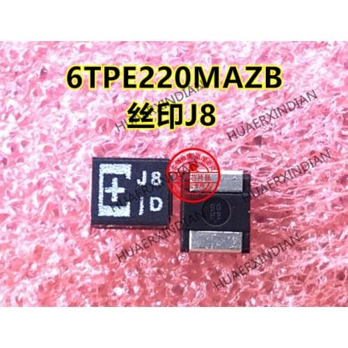 6TPE220MAZB Printing J8 220U/6.3V B 3528 ESR