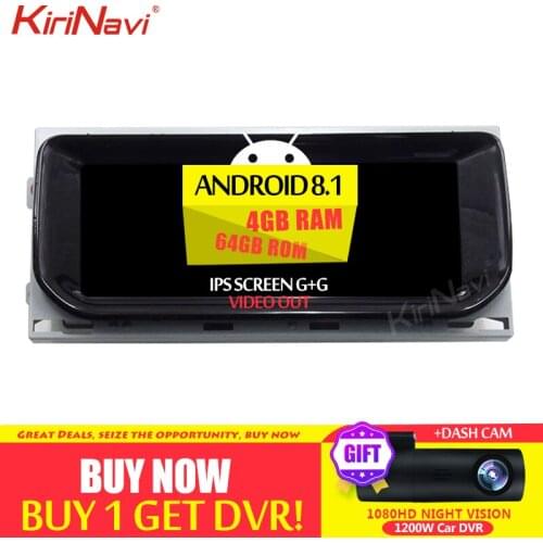 KiriNavi 10.25" Android 8.1 Car Radio for Land Range Rover Evogue L405 Car Dvd Multimedia Player Auto GPS Navigation 2012-2018
