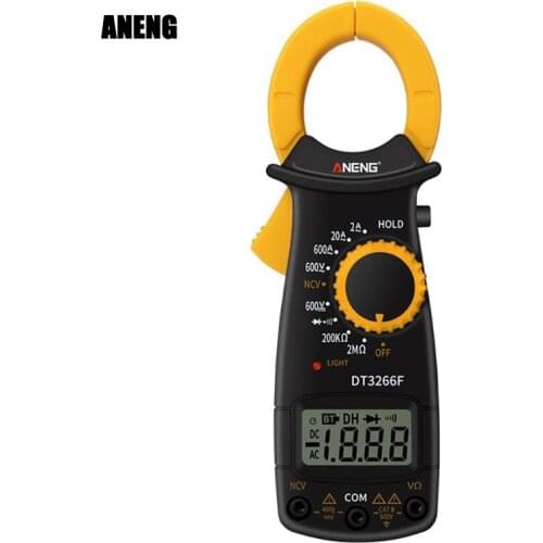 ANENG DT3266F Digital Clamp Multimeter AC/DC Voltage Ampere NCV Resistance Diode Test