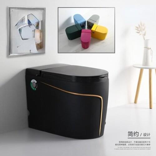 Color non water tank toilet of small family