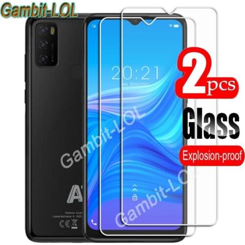 For A1 Alpha 21 Tempered Glass Protective ON Alpha21 6.52Inch Screen Protector Smart Phone Cover Film