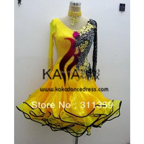 Hot sales!KAKA-L130348, Latin dance wear,tango salsa samba rumba chacha waltz,latin dance dress