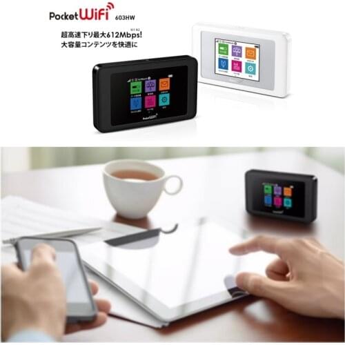 Huawei 603HW 612Mbps Mobile WiFi Hotspot Device Support LTE Cat11