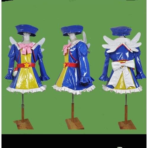 Game QUIZ MAGIC ACADEMY Marron Cosplay Costumes Blue Combat Uniform Suit Unisex Party Role Play Clothing Custom Make Any Size