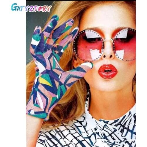 Gatyztory Painting By Numbers For Adults Beauty Picture Drawing On Canvans Acrylic Paints Set Home Decor Decorative Frames