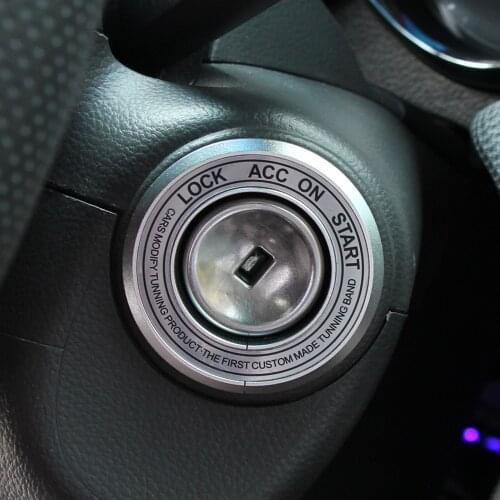 VCiiC Aluminum Alloy Fashion Style Ignition Switch Cover For Chevrolet Cruze Trax Malibu Sail Orlando Sonic For Opel Mokka