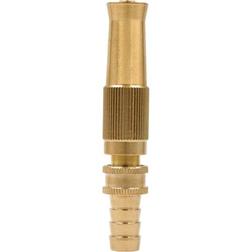 Adjustable Spray Hose Nozzle High Pressure Straight Copper Spray Nozzle T3EF