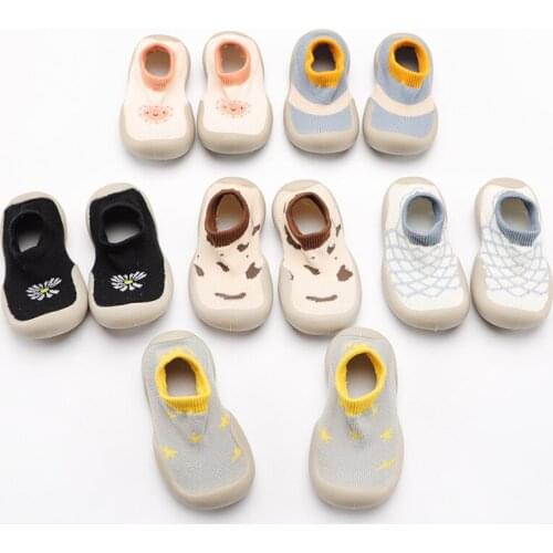 Baby Toddler Shoes Non-Slip Floor Anti-Off Foot Socks 5Sizes 6Colors Different Kinds KeDing