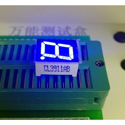 New and original Common Cathode/Anode 1 Bit 0.39 inch Digital Tube LED Display blue Light 7 Segment 10pcs/lot