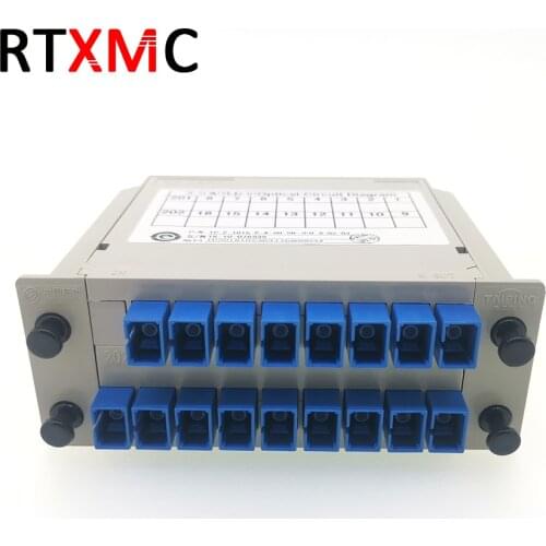 UPC/SC PLC 1X16 splitter Fiber Optical Box FTTH PLC Splitter box with SC1X16 Planar waveguide type Optical splitter