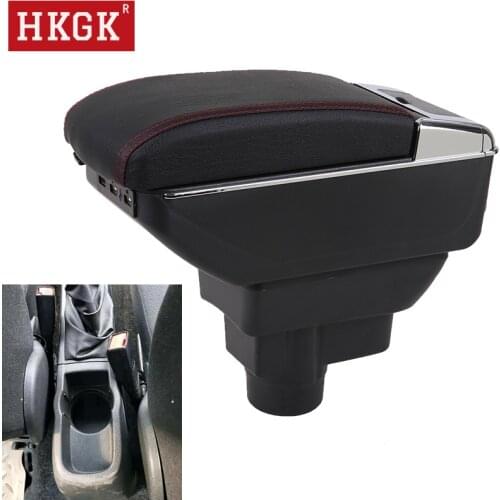 For Opel Corsa Armrest Box Opel Corsa D Universal Car Central Armrest Storage Box cup holder ashtray modification accessories
