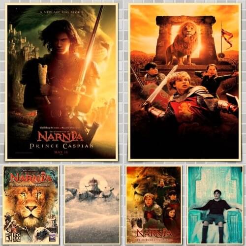 The Chronicles Of Narnia The Lion The Witch And The Wardrobe (2005) Movie Poster Wall Stickers For Home Room Bar Decor Art