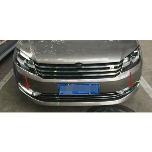 For Volkswagen Passat 2011-2015 Fog lamp shade Anti-Rub protection Decoration car styling