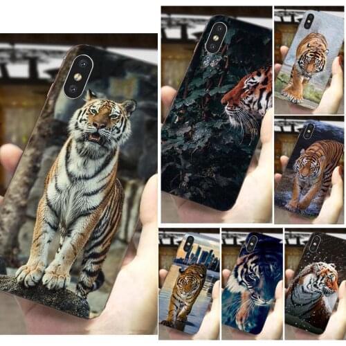 Lovely Plastic Hard Phone Accessories Case Anima Tiger For LG G7 ThinQ G5 G6 K50 Q60 K40 K8 Q7 2018 2017 V40 V30 V20 V10