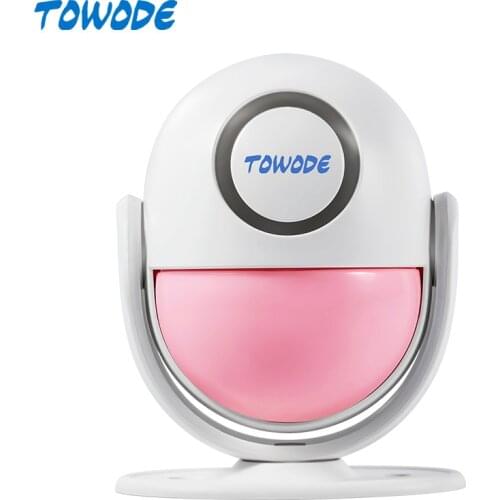 TOWODE DIY Alarm Systems Security Home Buglar PIR Motion Sensor Alarm Smart Home Set Wireless Siren 120dB