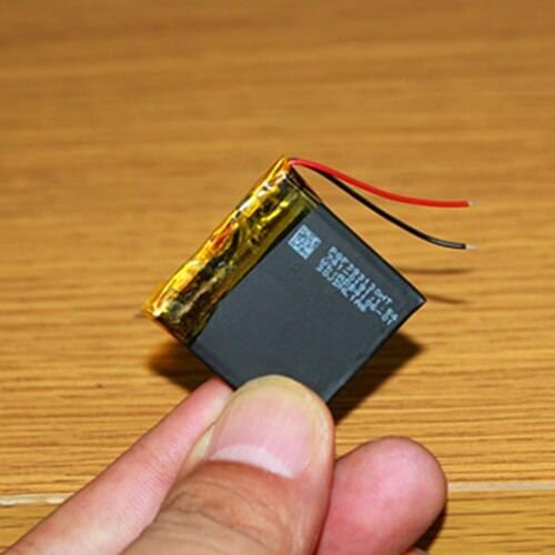 3.7V lithium battery polymer 403030 recorder smart watch universal charging 400 Ma package post Rechargeable Li-ion Cell