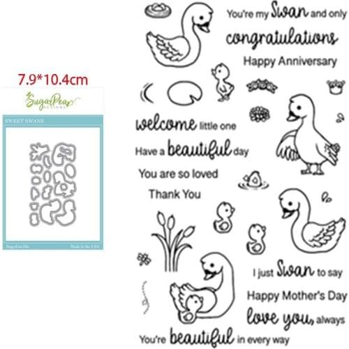 Duck flock Troqueles de corte de metal scrapbooking stamps and dies Metal cutting dies for scrapbooking Dies scrapbooking