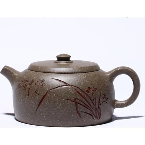 Yixing Purple Clay Teapot Origin Source Qing Duan Clay Gentleman Rulan Teapot Kung Fu Tea Set Household Teapot Cute Teapot