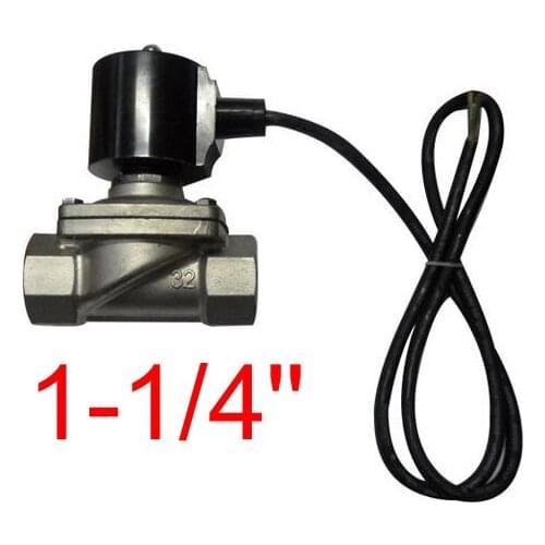1-1/4'' 1.2'' Port Under Water SS304 Electric Solenoid Valve Stainless Waterproof Coil Music Fountain Valve,DC12V,24V,AC220V