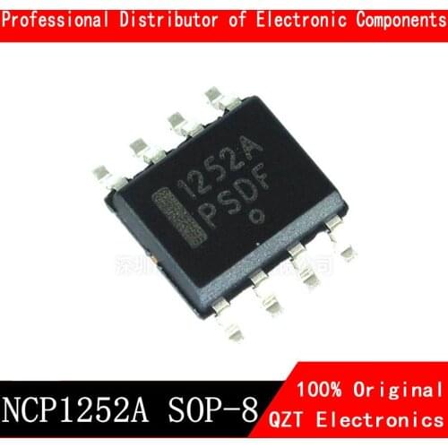 10pcs/lot NCP1252ADR2G NCP1252A 1252A SOP-8 new original In Stock