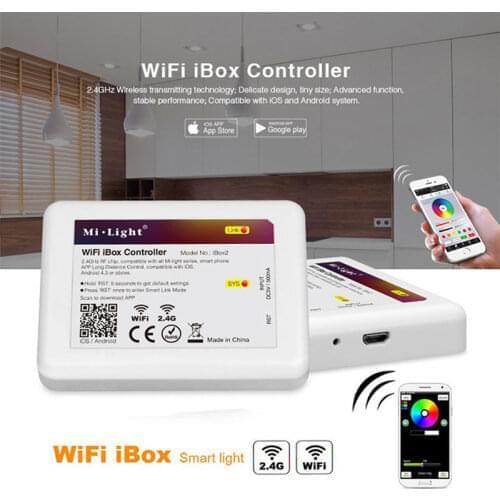2.4G Mi.light Wireless WL-Wifi ibox Controller for RGB RGBW RGB+CCT LED Bulb /Strip