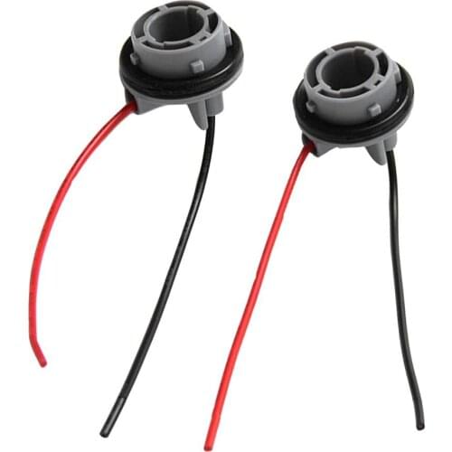 2pcs Car 1156 Bulb Holder Socket Adapter LED Side Light Wiring Connector