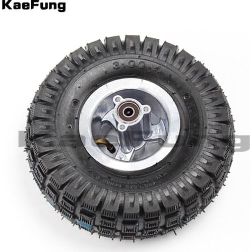 3.00-4 300-4 Electric Scooter Front Wheel tyre Alloy Rim hub and inner tube wheels Gas scooter bike motorcycle