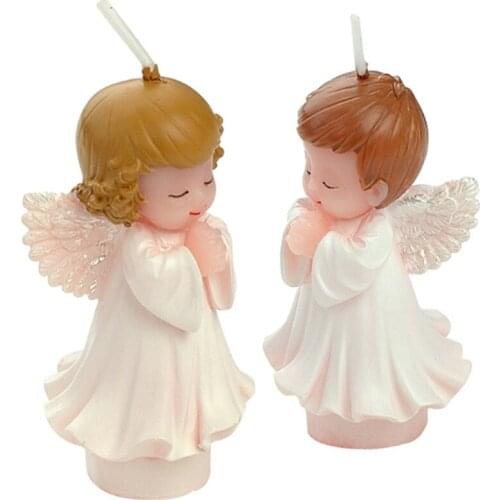 50piece/lot New Creative childrens party products birthday gift candles angel craft candles