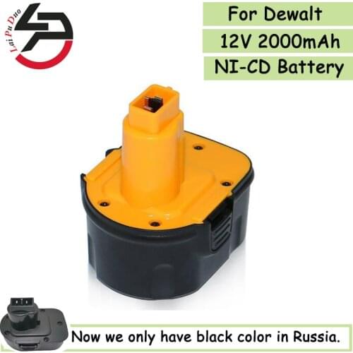 12V 2000mAh Tool battery for Dewalt DE9074 DC9071 DE9037 DE9071 DE9075 DW9071 DW9072 DW9074 DC727 DC756 DC980 DC981 DW051