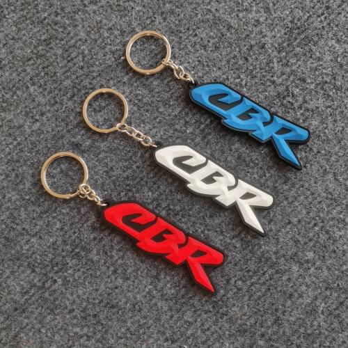 Motorcycle Keychain Ring 3D Motorbike Key Ring For Honda CBR1000RR CBR650RR CBR600RR CBR250RR Bike Car Racing Key Chain