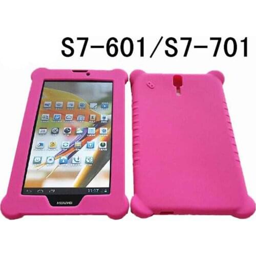 For Huawei MediaPad Vogue S7-601 S7-601C/w/u Youth S7-701 S7-701U Tablet Coque Silicon Rubber Case Soft Case Funda Capa Cover