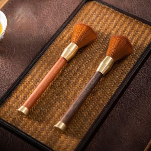 Cleaning Pot Tea Brush Bubble Japanese Whisk Brown Minimalist Tea Brush Retro Kitchen Teaperward Herbata Matcha Tea Tools EI50CS