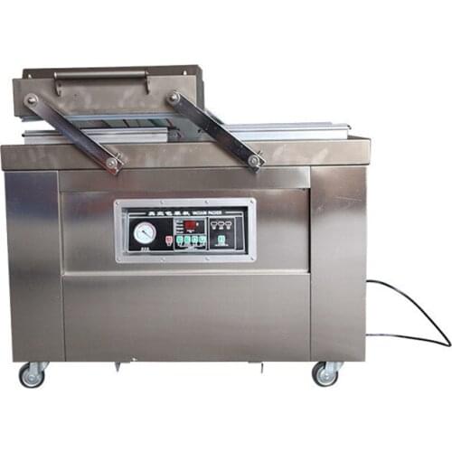 Double Room Stainless Vacuum Sealing Packing Machine Food Fruit Vacuum Sealer Wet and Dry