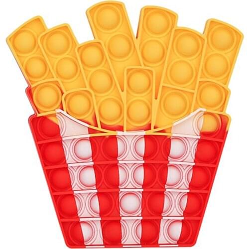 Fidget Toys Push Fidget Sensory Toy,Chips Autism Special Needs Silicone Stress Novelty Gifts For Girls Boys Kids Adults