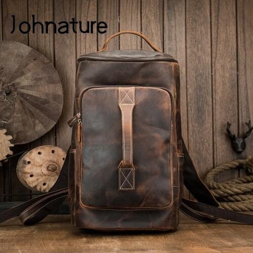 Мужские молодежные сумки Johnature China At AliExpress