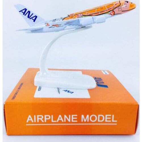 14CM 1:500 Scale Japan A380 Turtle ANA Airlines Alloy Aircraft Planes Model Airplanes Plane collectible display model Toy