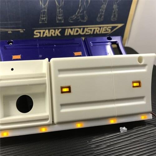 DIY Side LED Light Bar Modification Lamp Kit For Tamiya Scania 1/14 R620 56323 RC Truck Car RC Car Upgrade Parts