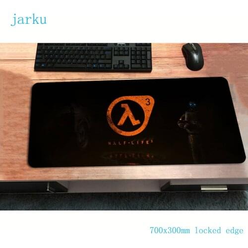Half life mousepad 700x300x3mm Computer mouse mat gamer thick gamepad pc gamer locrkand gaming mousemat desk pad office padmouse