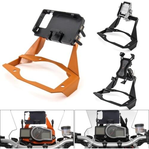 Mobile Phone GPS Plate Bracket For 1050 1090 1190 Adventure ADV Motorcycle Stand Holder Phone