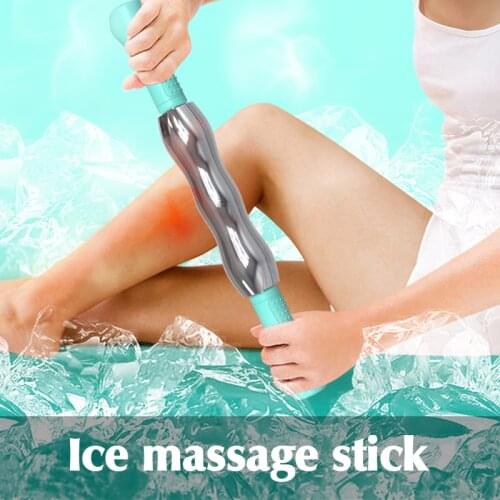 ICE Muscle Roller Stick Body Massage Sticks Tools-Muscle Roller Relief Muscle Soreness Cramping Tightness Legs and Back Recovery