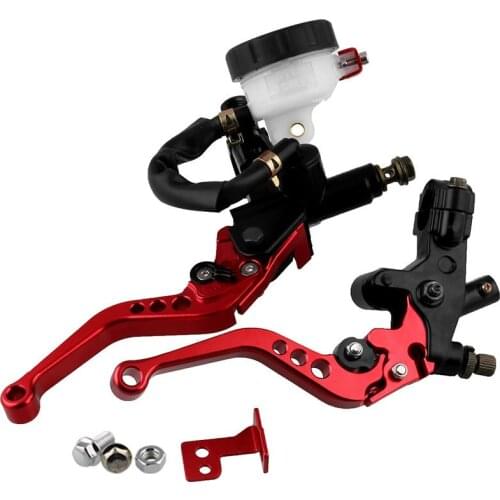 ALLOMN Brake Clutch Set 6 Modes Durable Motorcycle Handle Brake With Oil Cup Motorcycle Universal New Handbrake