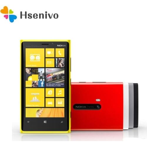 920 Original Nokia Lumia 920 GPS WiFi 3G&4G 32GB ROM 1GB RAM 8MP Camera Unlocked Windows Cell phone Mobile phone Free shipping