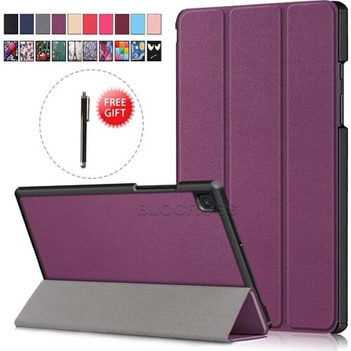 New Case For Samsung Galaxy Tab A7 Lite 2021 PU Leather Tablet Cover for Samsung Galaxy A 7 lite 8.7 inch SM-T220/T225 with Pen