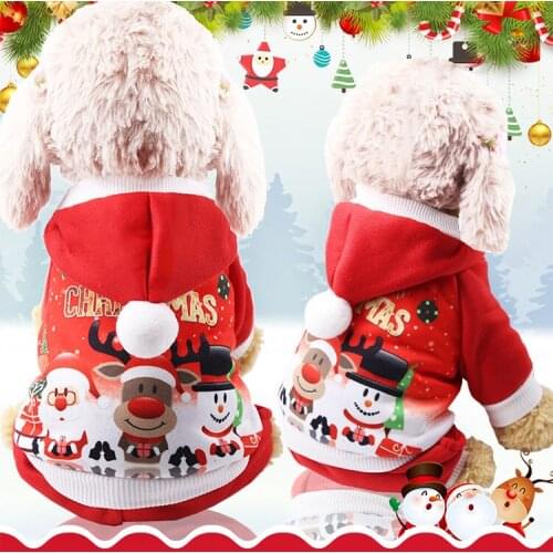 Pet Clothes for dogs clothes Four-legged Christmas dog jacket autumn and winter dog coat chihuahua french bulldog roupa cachorro